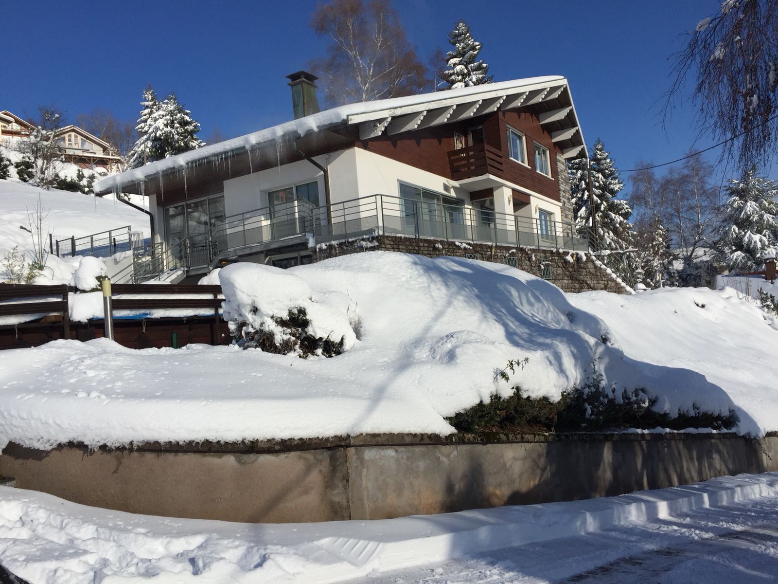 Maison d'hôte Bellavie en hiver