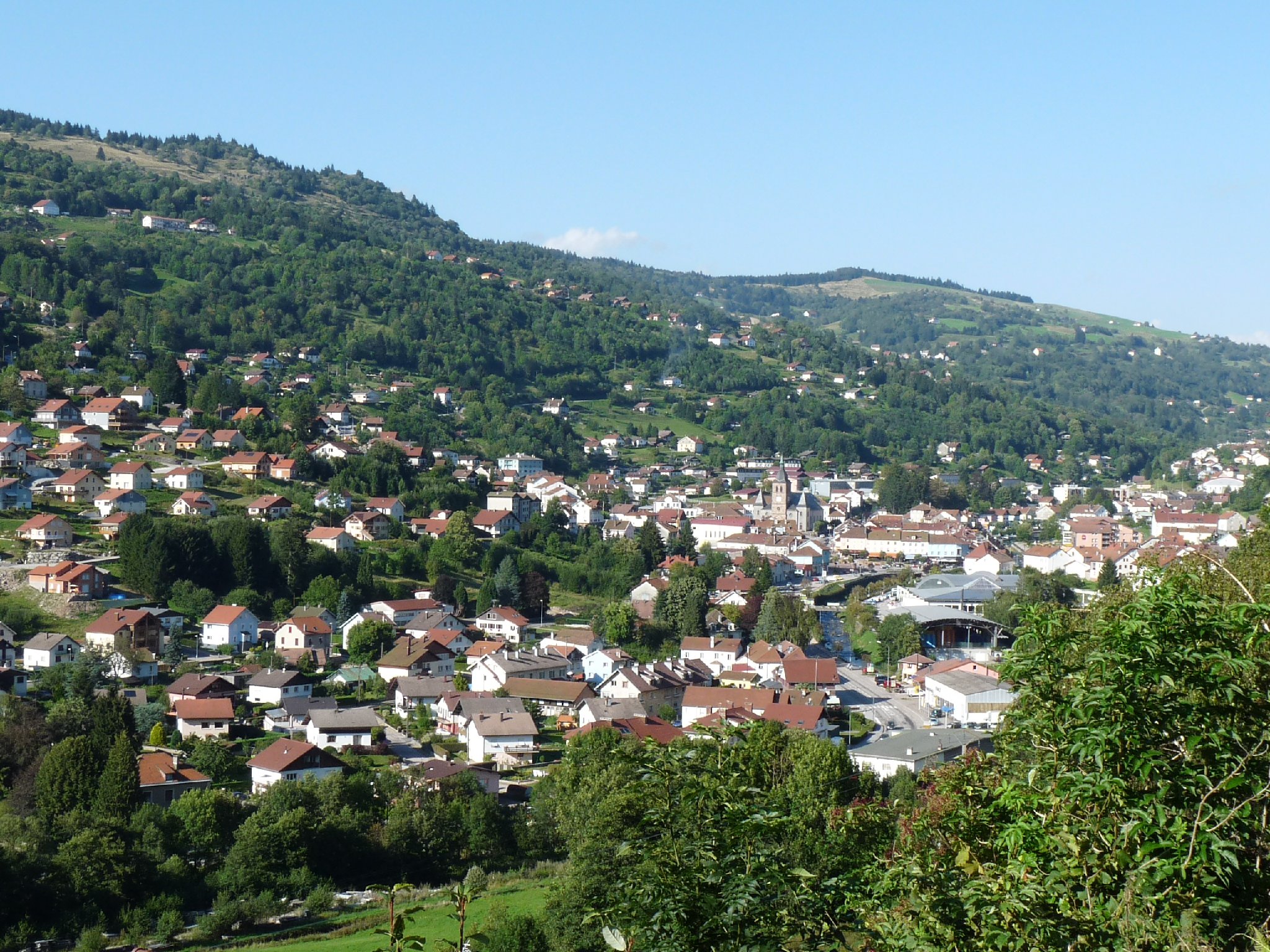 Village de La Bresse en été